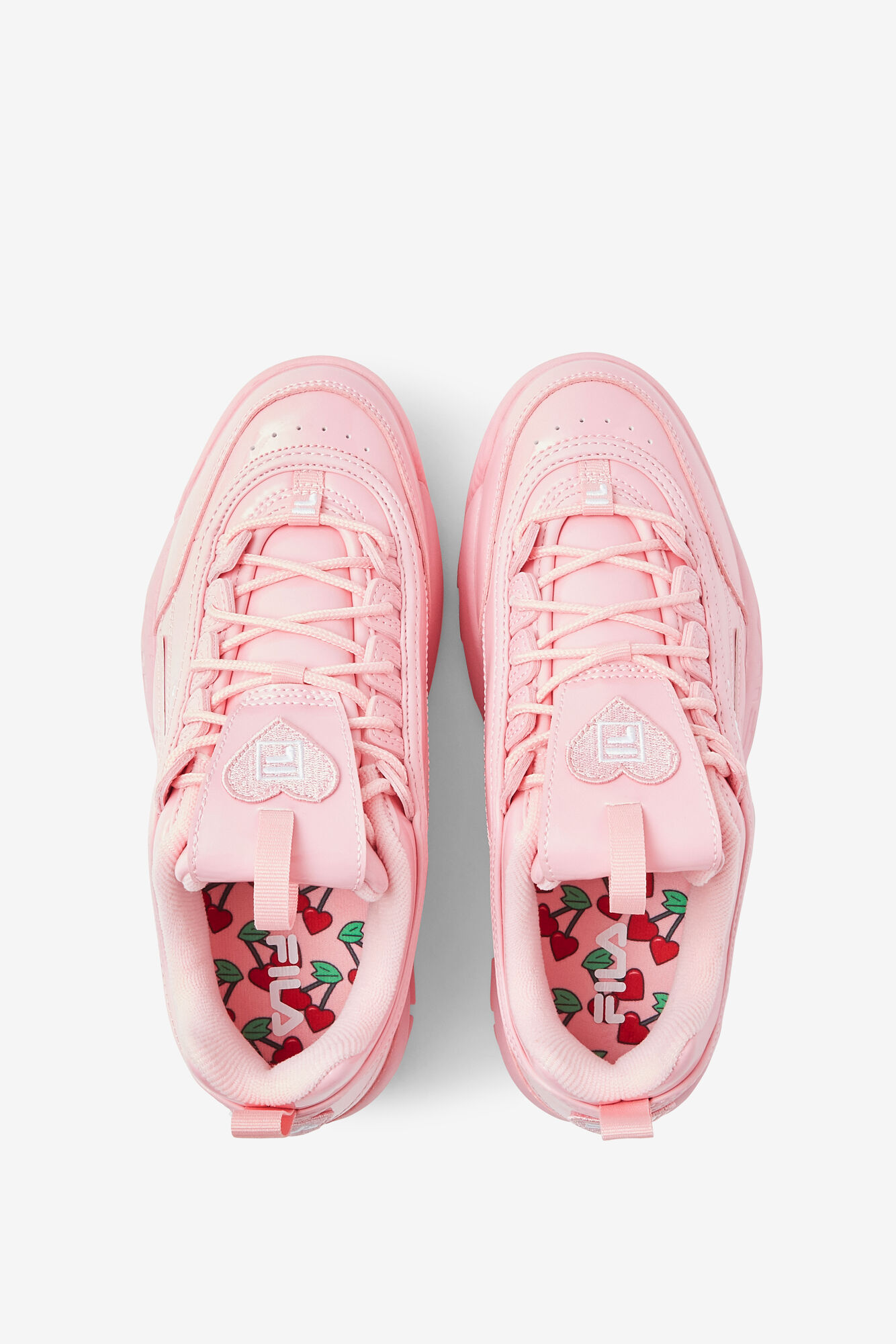 Thick Laces Cherry Pink